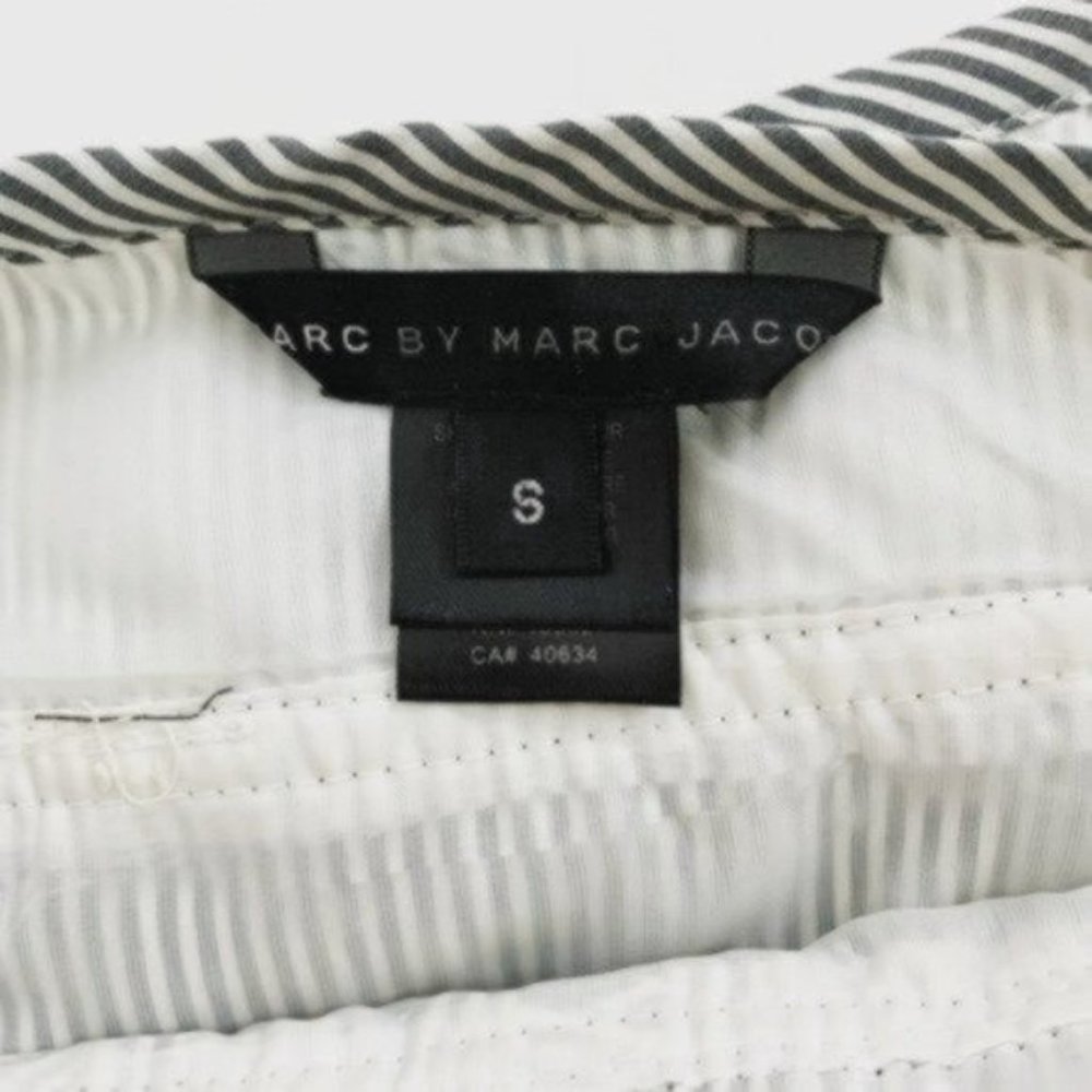 SALE Marc Jacobs Striped Tiered Scallop Trim Dress - Picture 6 of 10